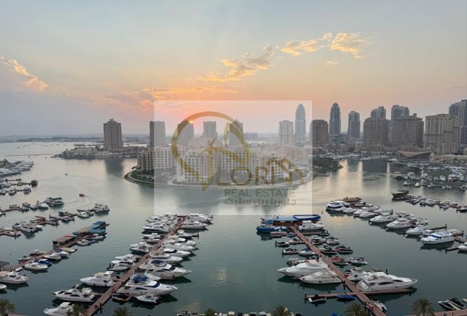 Apartment - 2 Bedrooms - 2 Bathrooms for rent in East Porto Drive - Porto Arabia - The Pearl Island - Doha