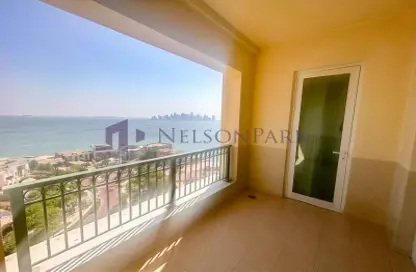 Apartment - 2 Bedrooms - 3 Bathrooms for rent in Viva West - Viva Bahriyah - The Pearl Island - Doha