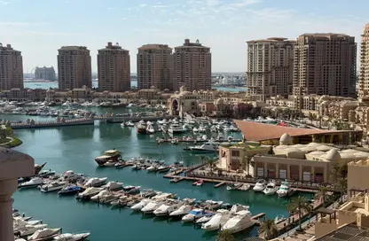 Apartment - 1 Bedroom - 2 Bathrooms for rent in East Porto Drive - Porto Arabia - The Pearl Island - Doha