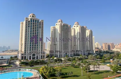 Apartment - 1 Bedroom - 2 Bathrooms for rent in West Porto Drive - Porto Arabia - The Pearl Island - Doha