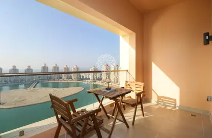 Apartment - 1 Bedroom - 2 Bathrooms for sale in Al Mutahidah Tower - Viva Bahriyah - The Pearl Island - Doha