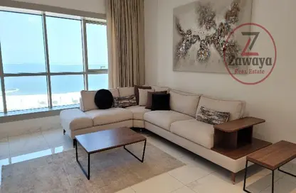 Apartment - 2 Bedrooms - 4 Bathrooms for rent in Pearl Tower - Diplomatic Street - West Bay - Doha