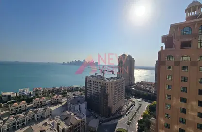 Apartment - 1 Bedroom - 2 Bathrooms for rent in Tower 28 - Porto Arabia - The Pearl Island - Doha