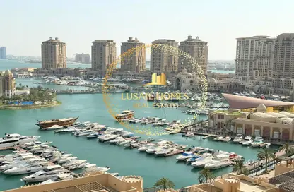 Apartment - 1 Bedroom - 2 Bathrooms for rent in East Porto Drive - Porto Arabia - The Pearl Island - Doha