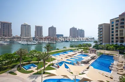 شقة - غرفة نوم - 2 حمامات للايجار في The St. Regis Marsa Arabia Island - Marsa Arabia - جزيرة اللؤلؤة - الدوحة