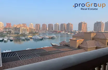 Apartment - 1 Bedroom - 2 Bathrooms for rent in East Porto Drive - Porto Arabia - The Pearl Island - Doha