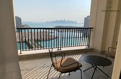 Apartment - Studio - 1 Bathroom for rent in Viva West - Viva Bahriyah - The Pearl Island - Doha