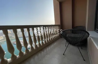 Apartment - 2 Bedrooms - 3 Bathrooms for sale in West Porto Drive - Porto Arabia - The Pearl Island - Doha