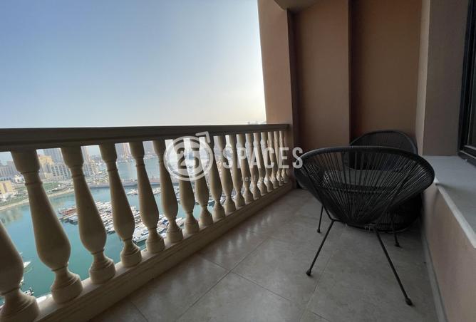 Apartment - 2 Bedrooms - 3 Bathrooms for sale in West Porto Drive - Porto Arabia - The Pearl Island - Doha