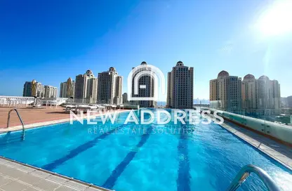 Apartment - 1 Bedroom - 2 Bathrooms for rent in Giardino Apartments - The Pearl Island - Doha