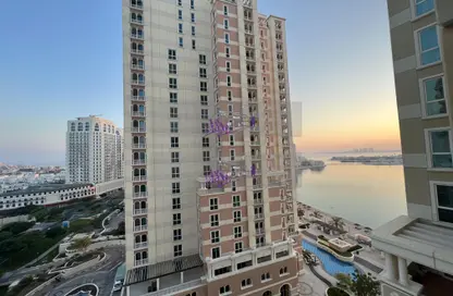 Apartment - 1 Bedroom - 2 Bathrooms for rent in Viva Central - Viva Bahriyah - The Pearl Island - Doha