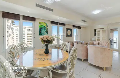 Apartment - 3 Bedrooms - 4 Bathrooms for rent in West Porto Drive - Porto Arabia - The Pearl Island - Doha