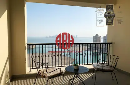 Apartment - 1 Bathroom for rent in Viva East - Viva Bahriyah - The Pearl Island - Doha