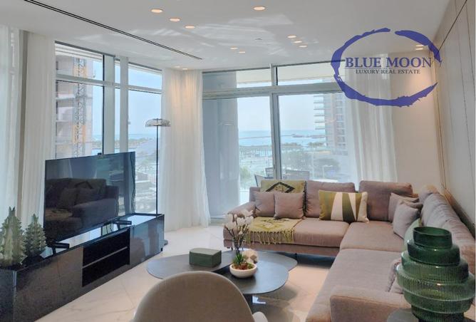 Apartment - 2 Bedrooms - 3 Bathrooms for rent in Burj Al Marina - Marina District - Lusail