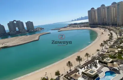 Apartment - 2 Bedrooms - 3 Bathrooms for rent in Viva West - Viva Bahriyah - The Pearl Island - Doha