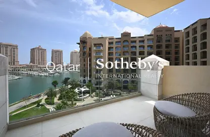 شقة - 2 غرف نوم - 3 حمامات للايجار في The St. Regis Marsa Arabia Island - Marsa Arabia - جزيرة اللؤلؤة - الدوحة