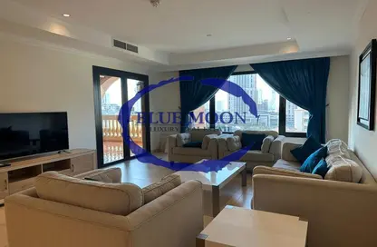 Apartment - 1 Bedroom - 2 Bathrooms for rent in East Porto Drive - Porto Arabia - The Pearl Island - Doha