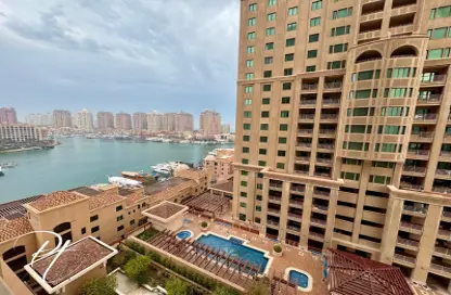 Apartment - 1 Bedroom - 2 Bathrooms for rent in Tower 3 - Porto Arabia - The Pearl Island - Doha