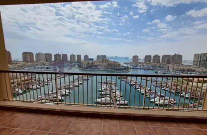 Apartment - 2 Bedrooms - 3 Bathrooms for rent in East Porto Drive - Porto Arabia - The Pearl Island - Doha