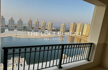 Apartment - 3 Bedrooms - 4 Bathrooms for rent in Viva West - Viva Bahriyah - The Pearl Island - Doha