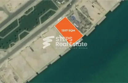 صورة لـ موقع على الخريطة قطعة أرض - استوديو للبيع في جزيرة جيوان - جزيرة اللؤلؤة - الدوحة ، صورة رقم 1