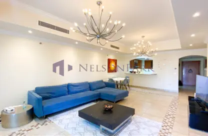 Apartment - 2 Bedrooms - 2 Bathrooms for rent in Tower 9 - Porto Arabia - The Pearl Island - Doha