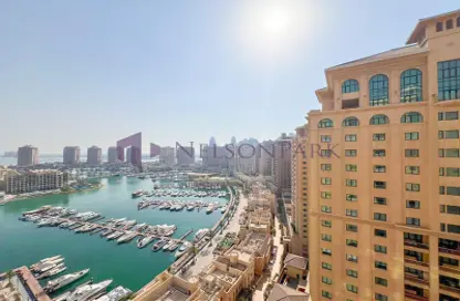 Apartment - 2 Bedrooms - 3 Bathrooms for sale in East Porto Drive - Porto Arabia - The Pearl Island - Doha