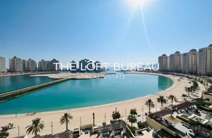 Apartment - 2 Bedrooms - 3 Bathrooms for rent in Viva West - Viva Bahriyah - The Pearl Island - Doha