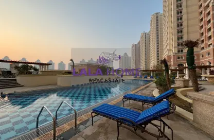 Apartment - 1 Bedroom - 2 Bathrooms for rent in Viva West - Viva Bahriyah - The Pearl Island - Doha