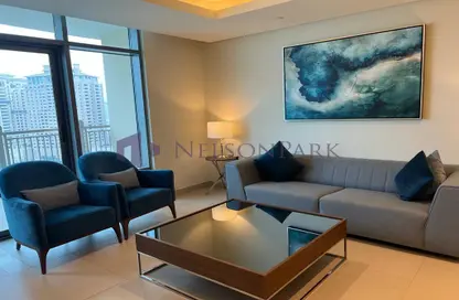 Apartment - 2 Bedrooms - 4 Bathrooms for rent in Abraj Bay - Abraj Quartiers - The Pearl Island - Doha