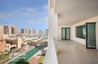 Apartment - 2 Bedrooms - 3 Bathrooms for rent in East Porto Drive - Porto Arabia - The Pearl Island - Doha