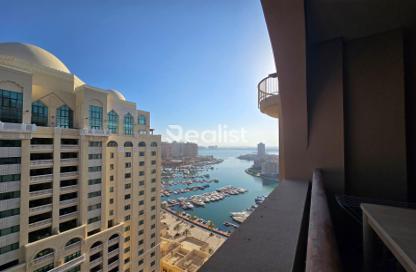 Apartment - 2 Bedrooms - 3 Bathrooms for rent in Tuscan Tower - Porto Arabia - The Pearl Island - Doha