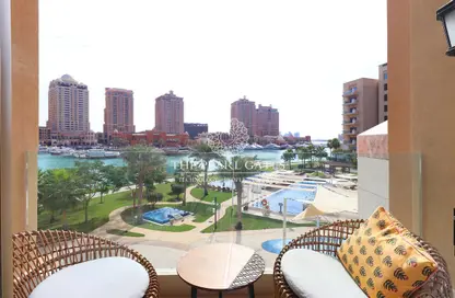 Apartment - 2 Bedrooms - 3 Bathrooms for sale in West Porto Drive - Porto Arabia - The Pearl Island - Doha