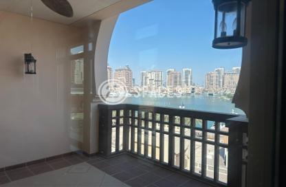 Townhouse - 2 Bedrooms - 3 Bathrooms for rent in Burj Eleganté - Porto Arabia - The Pearl Island - Doha