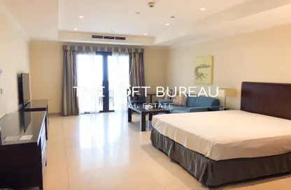 Apartment - 1 Bathroom for rent in West Porto Drive - Porto Arabia - The Pearl Island - Doha