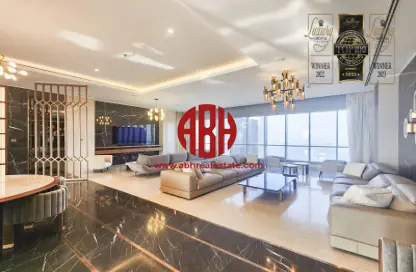 Penthouse - 5 Bedrooms - 6 Bathrooms for rent in Al Sahab Tower - West Bay - West Bay - Doha