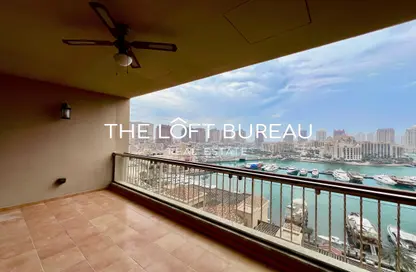 Apartment - 2 Bedrooms - 3 Bathrooms for rent in East Porto Drive - Porto Arabia - The Pearl Island - Doha