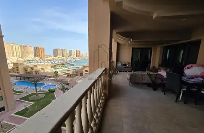 Apartment - 2 Bedrooms - 3 Bathrooms for sale in East Porto Drive - Porto Arabia - The Pearl Island - Doha