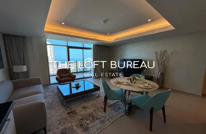 Apartment - 1 Bedroom - 1 Bathroom for rent in Abraj Bay - Abraj Quartiers - The Pearl Island - Doha