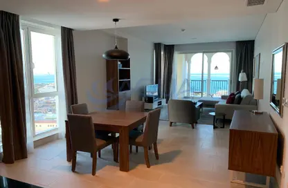 Apartment - 1 Bedroom - 2 Bathrooms for rent in Viva West - Viva Bahriyah - The Pearl Island - Doha