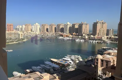 Apartment - 1 Bedroom - 2 Bathrooms for rent in Tower 3 - Porto Arabia - The Pearl Island - Doha