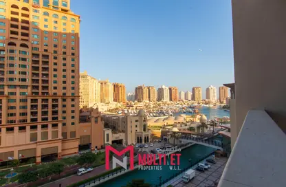 Apartment - 2 Bedrooms - 3 Bathrooms for rent in West Porto Drive - Porto Arabia - The Pearl Island - Doha