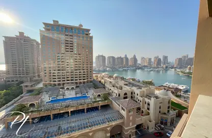 Apartment - 1 Bedroom - 2 Bathrooms for sale in Tower 29 - Porto Arabia - The Pearl Island - Doha