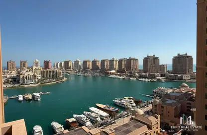 Apartment - 1 Bedroom - 2 Bathrooms for rent in East Porto Drive - Porto Arabia - The Pearl Island - Doha