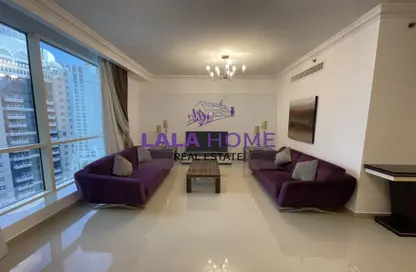 Apartment - 3 Bedrooms - 4 Bathrooms for rent in West Bay Tower - West Bay - West Bay - Doha