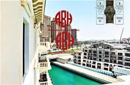 Apartment - 3 Bedrooms - 4 Bathrooms for rent in Gondola - Qanat Quartier - The Pearl Island - Doha