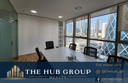 Office Space - Studio - 1 Bathroom for rent in Palm Tower B - Palm Towers - West Bay - Doha