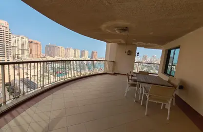 Apartment - 3 Bedrooms - 5 Bathrooms for rent in East Porto Drive - Porto Arabia - The Pearl Island - Doha