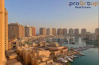 Apartment - 2 Bedrooms - 3 Bathrooms for rent in East Porto Drive - Porto Arabia - The Pearl Island - Doha