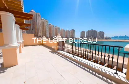 Apartment - 3 Bedrooms - 5 Bathrooms for rent in Viva West - Viva Bahriyah - The Pearl Island - Doha